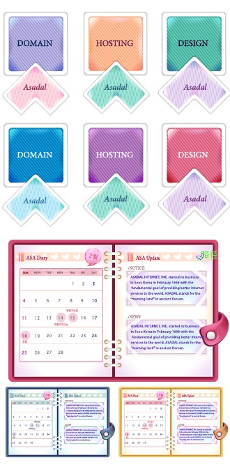 Different Color labels elements vector labels label elements element different color   