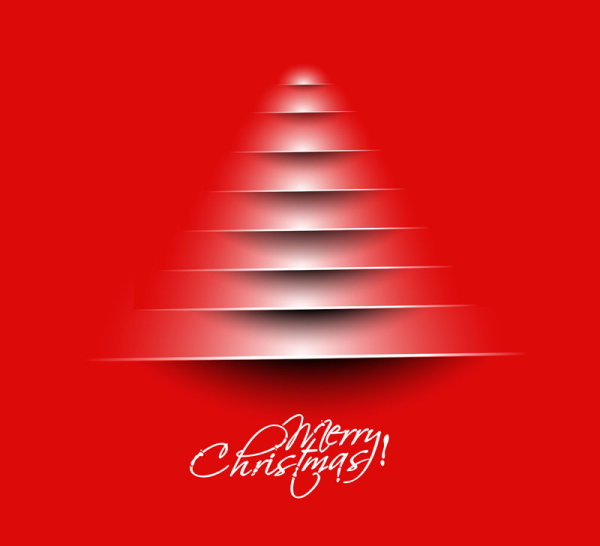 Paper cut Christmas tree design vector 03 paper christmas tree christmas   