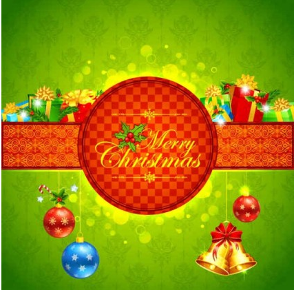 Christmas Green background art vector green christmas   