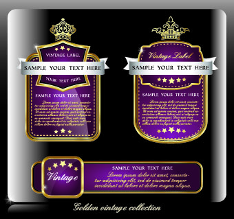 Royal luxury labels vector graphics 02 vector graphics luxury labels label   