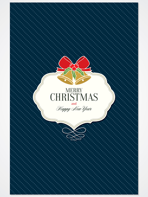 Christmas label with dot pattern vector pattern label christmas   