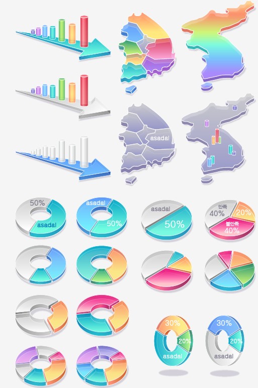 Vector infographics design elements set infographics infographic elements element   