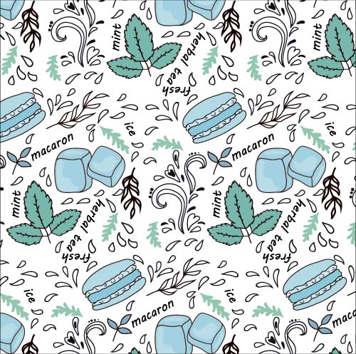 Hamburger with ice vector seamless pattern seamless pattern hamburger   