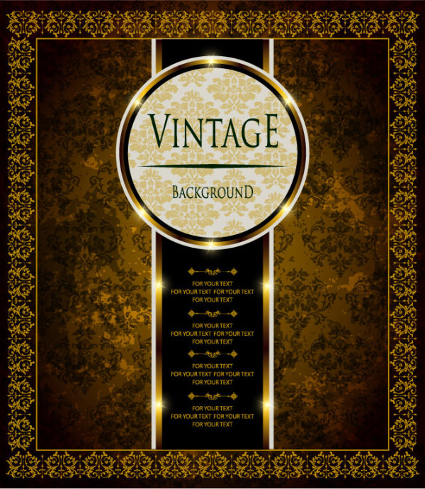 ornate vintage golden frame backgrounds vector 03 vintage ornate golden gold frame   