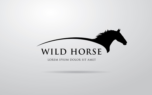 Creative Horse Logo Vector Design 07 logo horse creative   