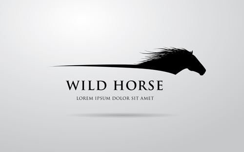 Creative Horse Logo Vector Design 05 logo horse creative   