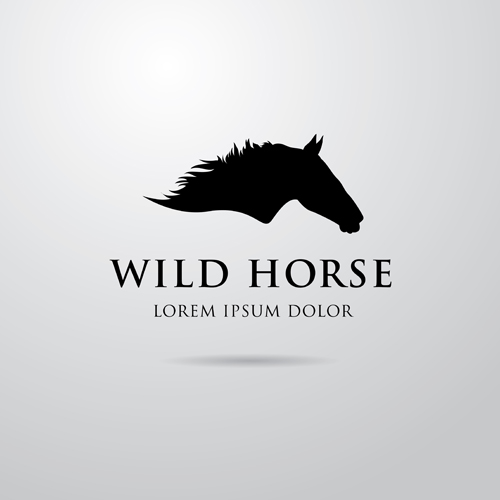 Creative Horse Logo Vector Design 04 logo horse creative   