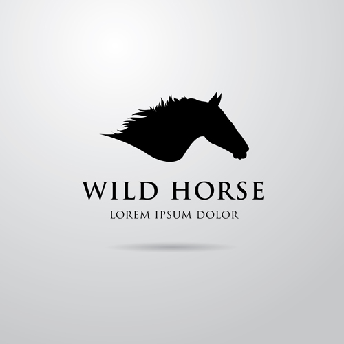 Creative Horse Logo Vector Design 02 logo horse creative   