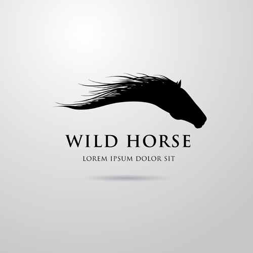 Creative Horse Logo Vector Design 01 reative logo horse   