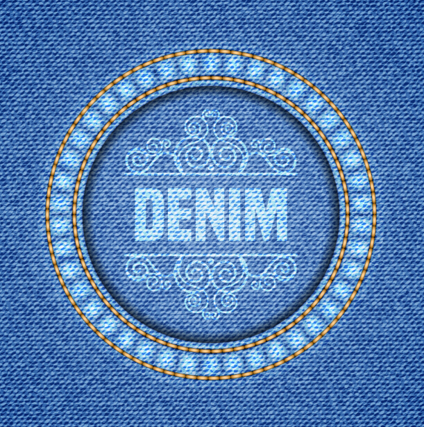 Blue denim texture background vector graphics 02 texture denim blue background   