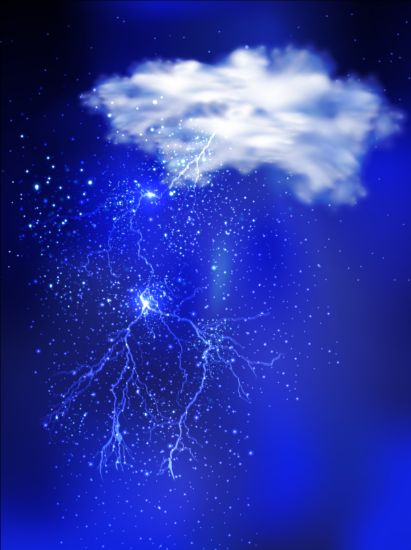 Clouds with lightning flash background vector 01 lightning flash clouds background   