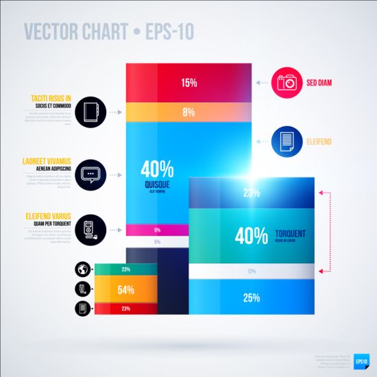 Business chart template creative design vector 07 template creative chart business   