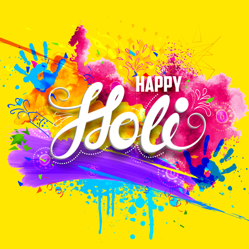 Happy holi grounge background vector 03 holi happy grounge background   