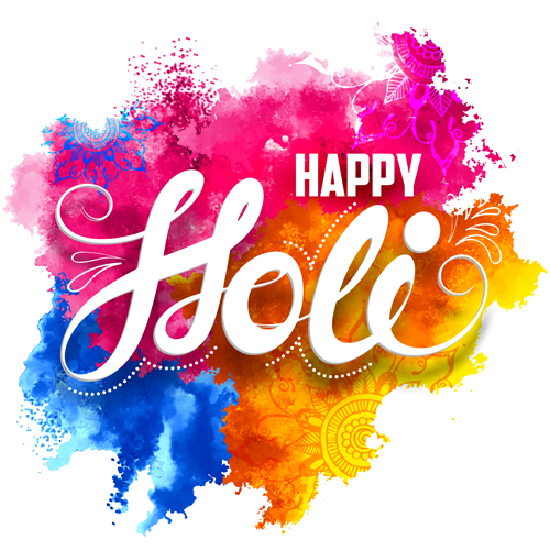 Happy holi grounge background vector 02 holi happy grounge background   