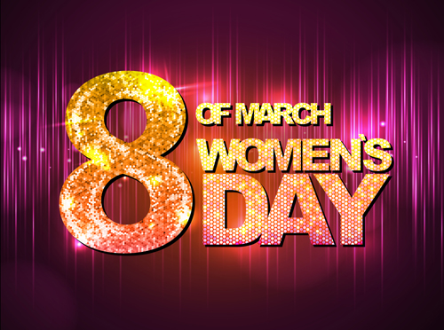 Womens day party background vector 03 womens party background   