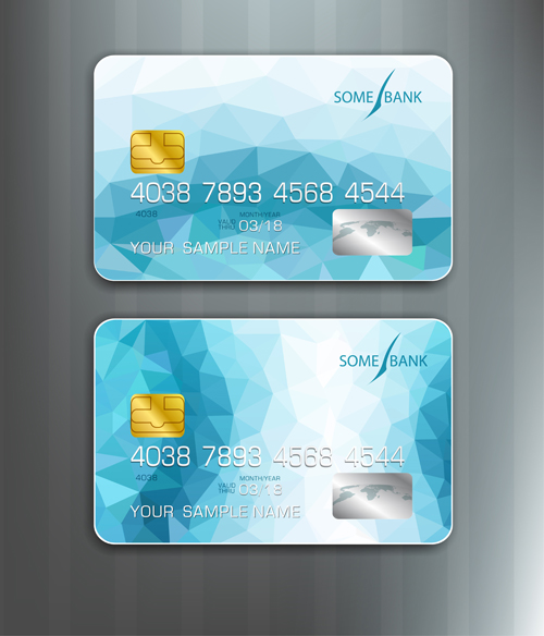 Abstract credit cards template vector 02 template credit cards abstract   