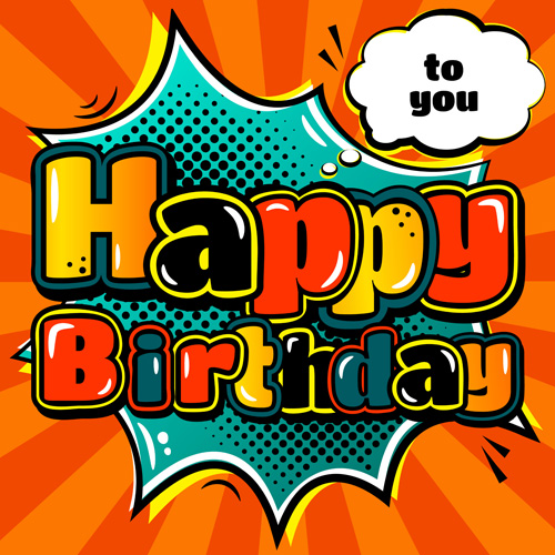 Cartoon styles happy birthday design vector 03 styles happy design cartoon birthday   