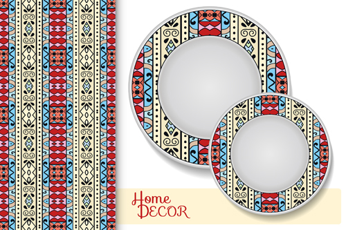 Ethnic decorative pattern background art vector 05 pattern ethnic decorative background   