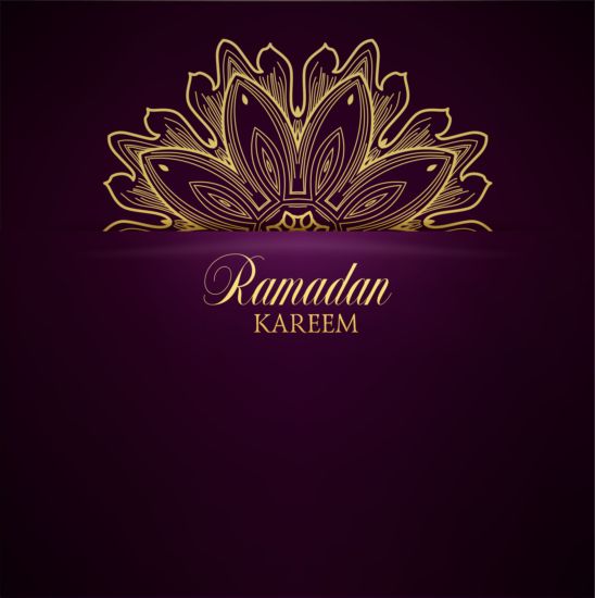 Ramadan kareem purple backgrounds vector set 28 ramadan purple kareem backgrounds   