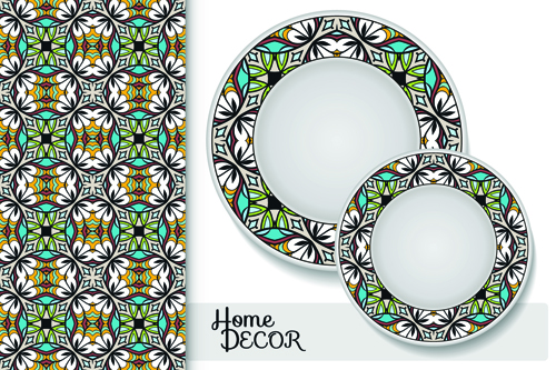 Ethnic decorative pattern background art vector 09 pattern ethnic decorative background   