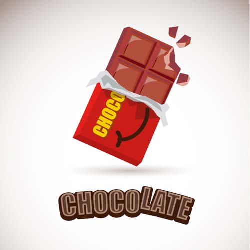 Delicious chocolate bar vector design 06 design Delicious chocolate bar   
