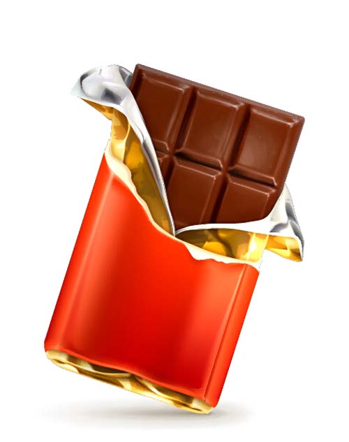 Delicious chocolate bar vector design 04 design Delicious chocolate bar   