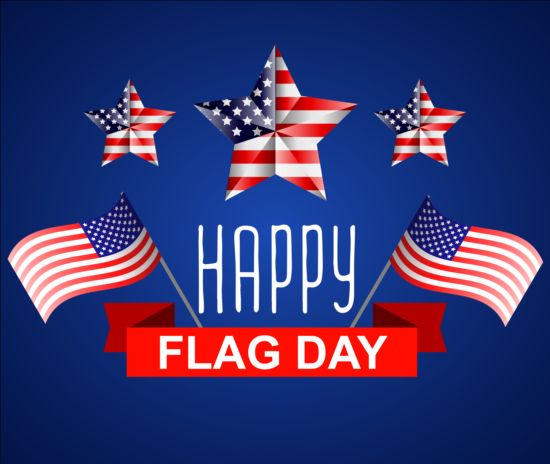 Independence Day with flag background vector 05 Independence flag day background   