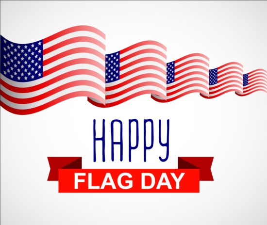 Independence Day with flag background vector 04 Independence flag day background   