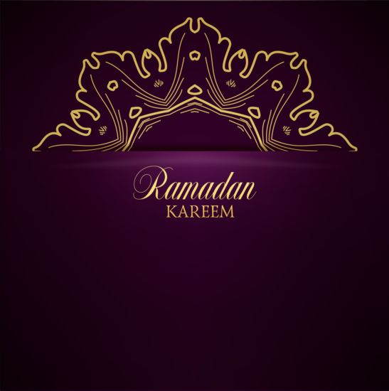 Ramadan kareem purple backgrounds vector set 01 ramadan purple kareem backgrounds   