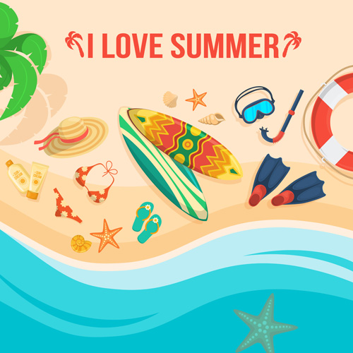 Summer travel vacation vector background 06 vacation travel summer background   