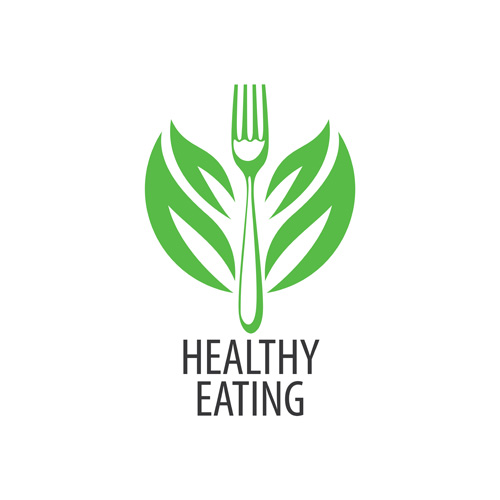Healthy eating logo design vector set 15 logo Healthy eating   