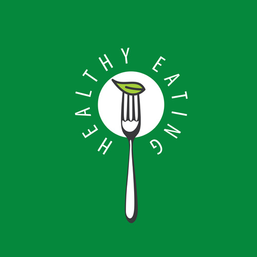 Healthy eating logo design vector set 04 logo Healthy eating   