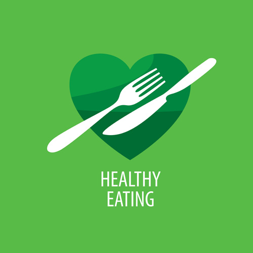 Healthy eating logo design vector set 13 logo Healthy eating   