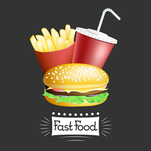 Fast food design vector graphics 02 graphics food fast design   