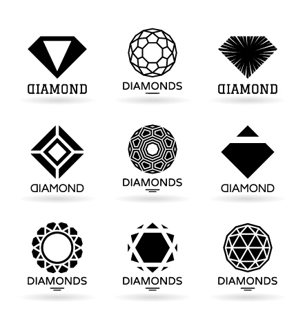 Diamond logos graphics vector logos graphics diamond   