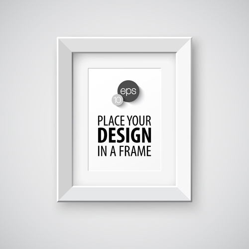 Modern photo frame creative vectors material 07 photo modern material frame creative   