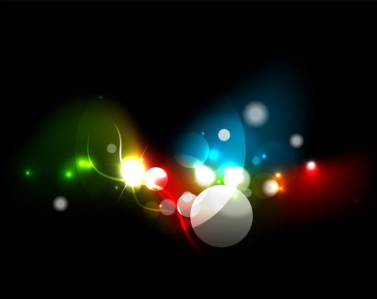 Blurs light dots colored background vector 02 light dots colored blurs background   