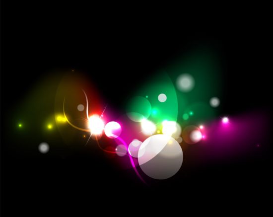 Blurs light dots colored background vector 07 light dots colored blurs background   