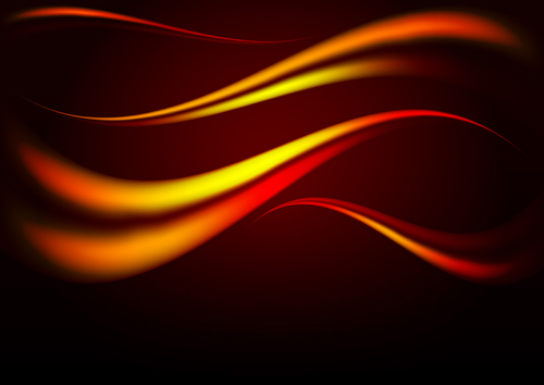 Colorful wavy blurs background vector wavy colorful blurs background   