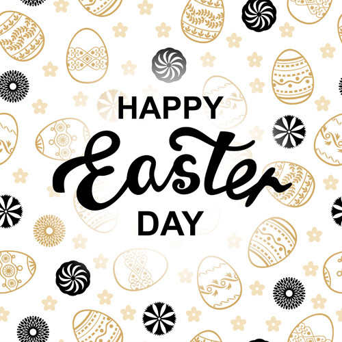 Easter letter pattern vector pattern letter easter   