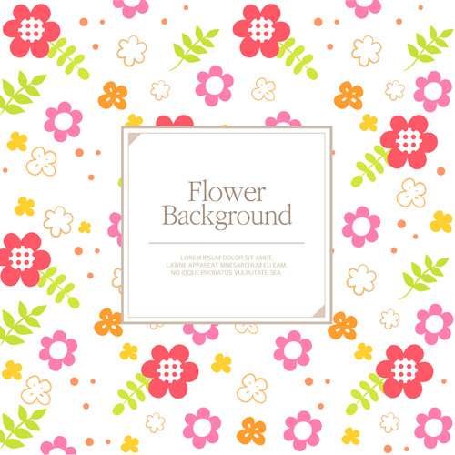 Flower seamless pattern background vector 01 seamless pattern flower background   