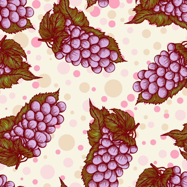 Grape seamless pattern vintage vector seamless pattern grape   