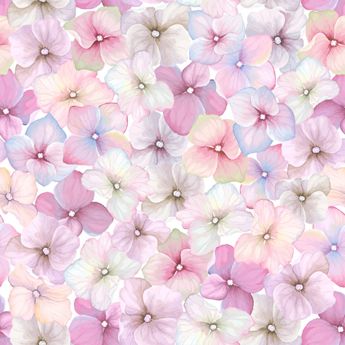 Pink flower pattern seamless vector seamless pink pattern flower   