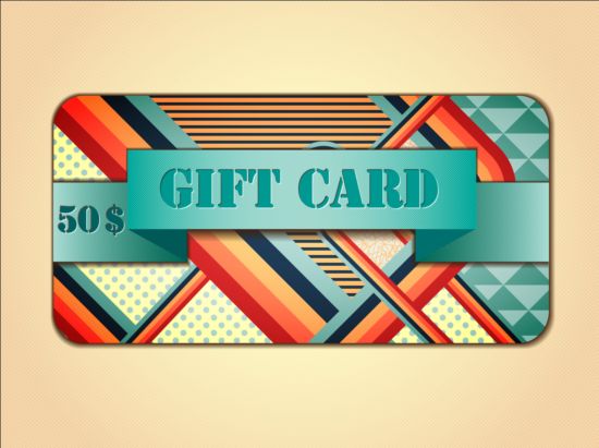 Fashion gift card template vectors 11 gift fashion card   