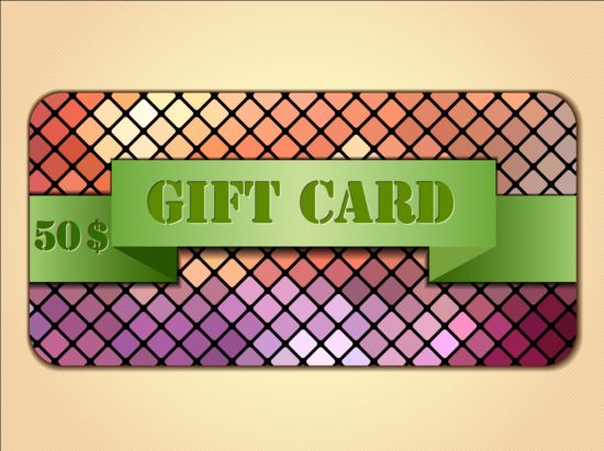 Fashion gift card template vectors 10 gift fashion card   