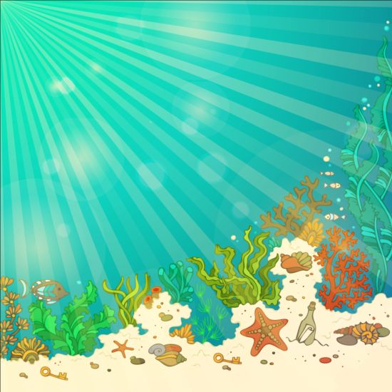 Sea with sunlight background vectors sunlight sea   
