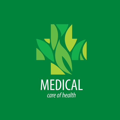 Green medical health logos design vector 16 logos health Green medical   