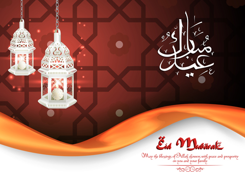 Vector Eid mubarak background graphics 12 Mubarak graphics background   