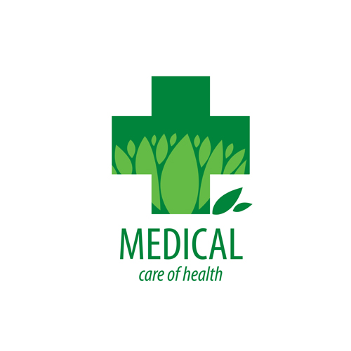 Green medical health logos design vector 15 logos health Green medical   