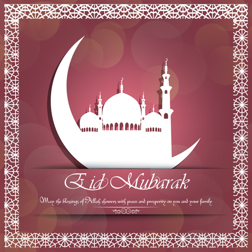 Vector Eid mubarak background graphics 09 Mubarak graphics background   